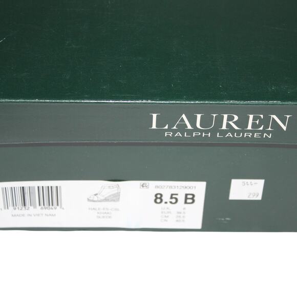 Ralph Lauren Hale Wedge Sandals Khaki Size 8.5 NWT - Picture 14 of 14